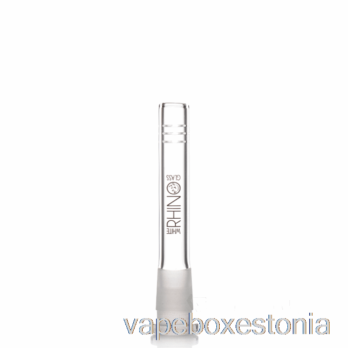 Vape Box Estonia Valge Ninasarvik 19/14 Klaasist Downstem 4tolline